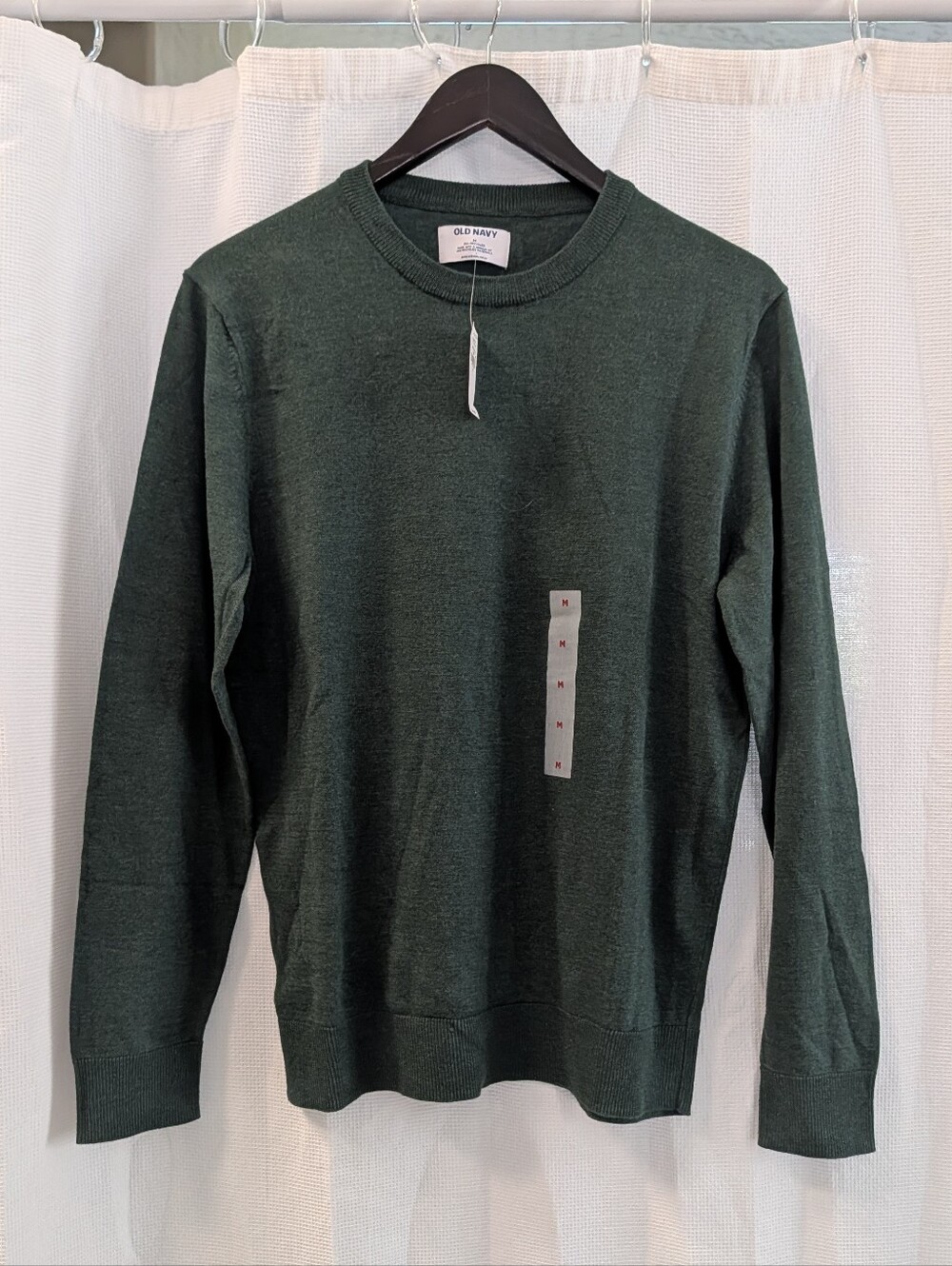 Old Navy Forest Green Lightweight Crew Neck Men's Sweater